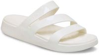 Crocs Getaway Patent Strappy Slippers Wit EU 42-43 Vrouw