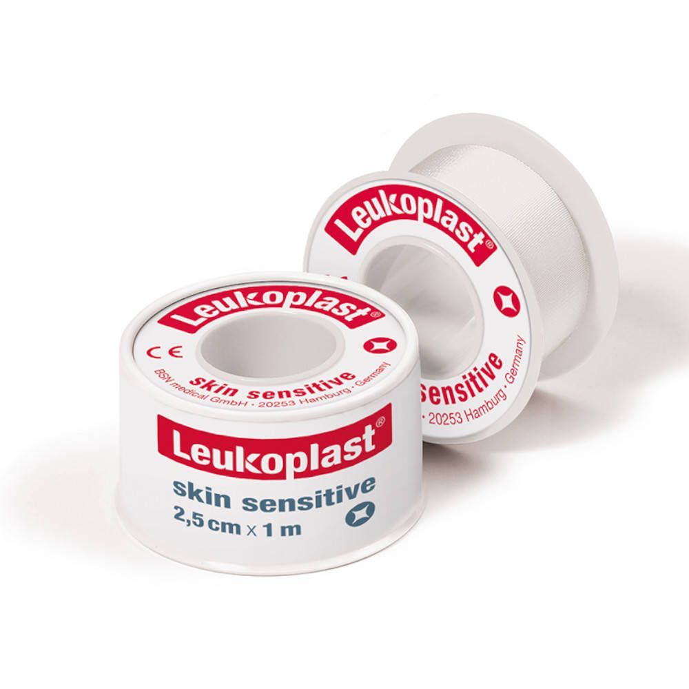 Leukoplast Skin Sensitive 2,5cm x 1m - 1 stuk