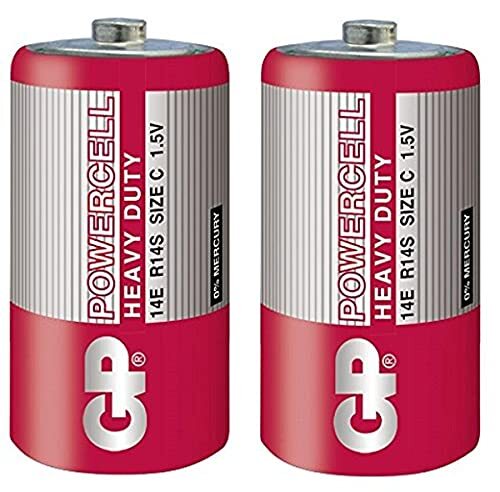 GP Batteries 14ER-S2 Powercell Zn-C C/R14 (1.5V, 2-pack)