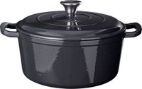Koopman Braadpan Fonte 26cm Grijs