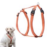 Ferplast Tuigje voor honden, zeer groot, verstelbaar, gemakkelijk te dragen, van 100% gerecycled kunststof uit PET-flessen, XL, oranje
