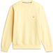 Tommy Hilfiger Pull Homme XS Coton Manches Longues Casual Automne/Hiver 2026 Jaune Clair
