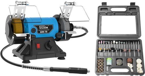 Güde GDS75 - Dubbele Slijpmachine - 120W - Incl. Accessoiresset
