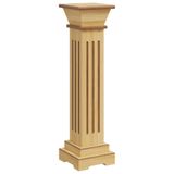 VidaXL Plantenstandaard klassieke zuil vierkant 17x17x66 cm MDF hout