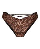 Hunkemöller Highleg Brazilian Quinn Bruin Panterprint Vrouwen Polyester