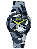 RELOJ Doodle Watch 39 mm DO39017 kwartshorloge met blauw camouflagepatroon en siliconen band, Riem