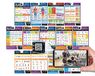 posterfit Complete set van 13 A3 gelamineerde showboards, met online video voor smartphone