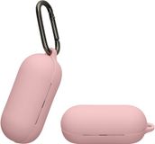 kwmobile Hoes geschikt voor Sony WF-C700N - Siliconen cover voor oordopjes in oudroze