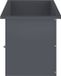 vidaXL Plantenbak met led Antraciet 40 x 60 x 40 cm Staal