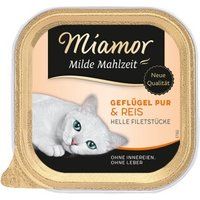 Miamor Milde maaltijd Gevogelte Pur en rijst 16x100 g