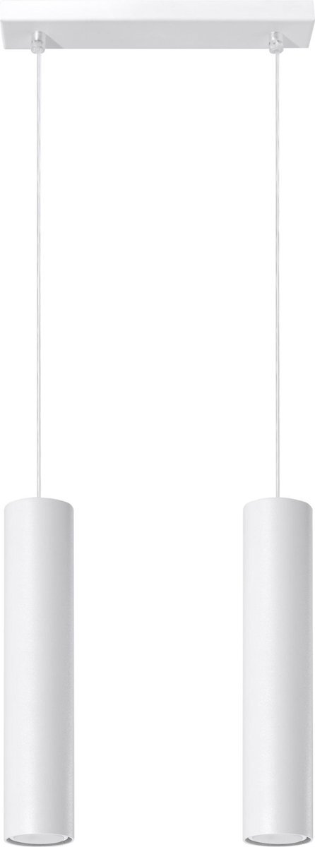 SOLLUX lighting Lagos 2 White - Wit - Plafondlamp - GU10