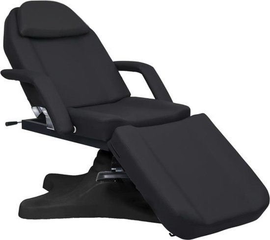 vidaXL Massagetafel - 180x62x(86,5-118) cm - Zwart