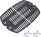 Solidchoice - Grilles de cuisson en fonte pour barbecues à gaz série Q200/Q2000 - Jeu de 2