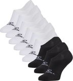 O'Neill Heren / Dames Footies Sokken No Show 9-Pack Wit/Zwart - Maat 39-42