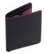 Icecat Portefeuille pour hommes, en cuir, noir et rouge, modèle portefeuille classique, portefeuille multifonctions