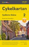 Cykelkartan Norstedts Cykelkartan- Skane South east cycling map