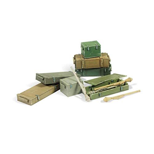 Vallejo SC222 1/35 pantservuist 60M, met kisten modelbouwset