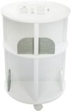 Anders Ronde kinderboekenkast in MDF - Grijs - L 40 xl 40 x H 59 cm