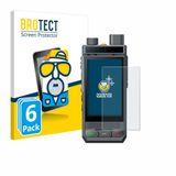 BROTECT - Screenprotector voor Hytera P60 - Folie Beschermfolie matte 6 Stuks