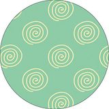 Bonateks Ronde digitaal bedrukte muismat, antislip onderkant, voor kantoor en thuis, diameter: 22 cm