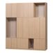 WOOOD Build meuble mural combinaison 188 cm - décor chêne - naturel