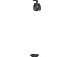 EGLO Pocicas Vloerlamp - E27 - 151 cm - Zwart|Goud