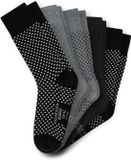 Schiesser Bluebird Herensokken 5-Pack - Zwart/Grijs - Maat 43-46