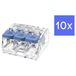 Degson DGBSC-SG01/4-03P (17-304ZH) Borne flexible : 0.2-4 mm² rigide : 0.2-4 mm² Nombre de pôles : 3 10 pièce(s) Bleu