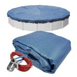 Robelle 4218-4 Premium Mesh XL winterhoes voor 18 voet ronde bovengrondse zwembaden