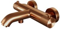 Brauer Copper Carving - Opbouw Baddouche Thermostaatkraan - Koper Geborsteld PVD