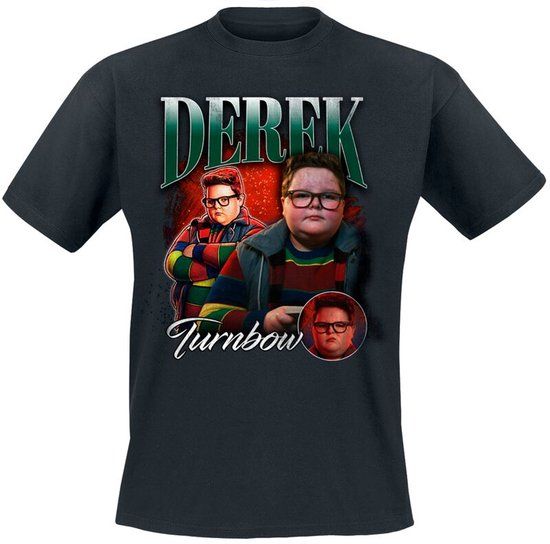 Stranger Things Season 5 - Derek Homage Heren T-shirt - zwart - 5XL