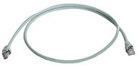 Telegärtner 100008028 RJ45 Netwerkkabel, patchkabel CAT 6A S/FTP 0.25 m Grijs