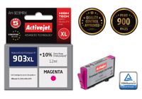 Activejet AH-903MRX Magenta Cartouche d'encre (HP 903XL T6M07AE Compatible, 12ml, 900 Pages)