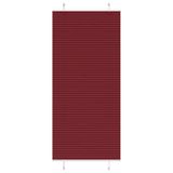 VidaXL Plissé rolgordijn 105x100cm stofbreedte 104,4cm bordeauxrood