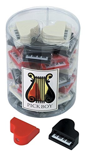 GEWA 976044 puntenslijper Piano, zwart/rood/wit, 30 stuks