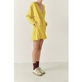 American Vintage Robe Mi-longue Mordore Jaune Taille L