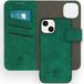 iMoshion iPhone 14 Case with Card Holder - 2-in-1 Bookcase - Dark Green