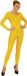 Widmann Unicolor Body Volwassen, Lang, Geel - Vrouw - S/M