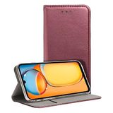 Cool Flip-cover voor Xiaomi Redmi 13C / 13C 5G / Poco C65, glad, bordeauxrood