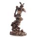 Veronese Design 6 1/8 Inch Hermes Griekse Heraut of The Gods Koud Gegoten Hars Bronzen Afwerking Sculptuur Beeldje