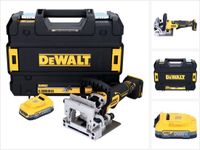 DeWalt DCW 682 NT accu platte deuvelfrees 18 V 102 x 20 mm borstelloos + 1x Powerstack accu 1,7 Ah + TSTAK