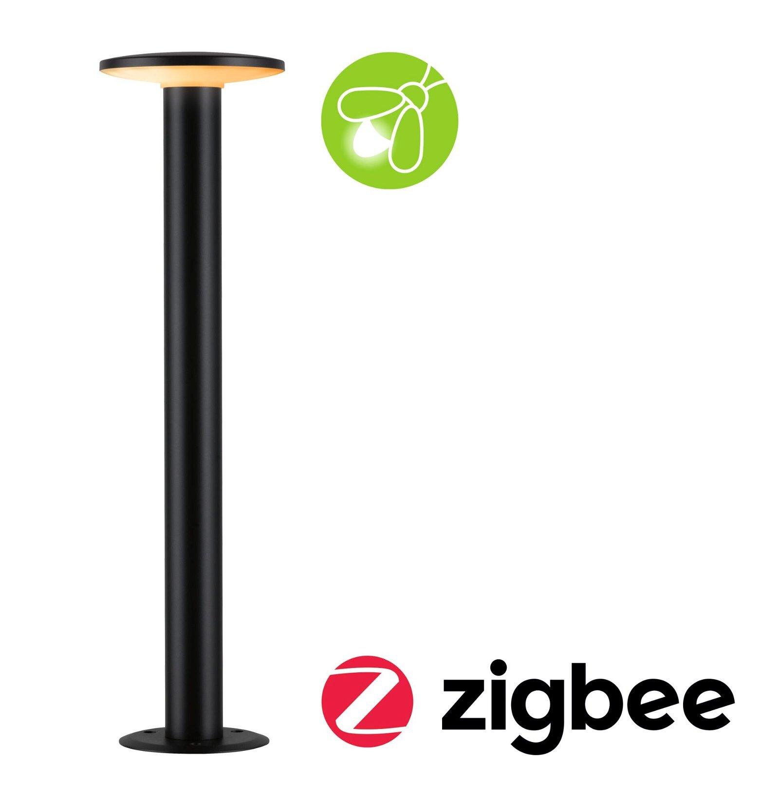 Paulmann Paulmann LED-bolderlamp Smart Home Zigbee 3.0 Plate insectvriendelijk\n IP44 600mm Tunable Warm 5,5W 280lm 230V Antraciet Metaal/Kunststof