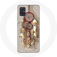 Maniacase Hoesje voor Samsung Galaxy A51 5G Dromenvanger bruin