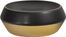 Spirella Joshua Gold Matt – Keramische Zeephouder voor de Badkamer – Zeepbakje met Mat Gouden Afwerking – Zeepschaal 12 x 4,7 x 5 cm