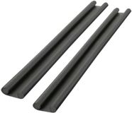 Urban Living Tochtstrip - 6x - Zwart - Foam - 93 cm