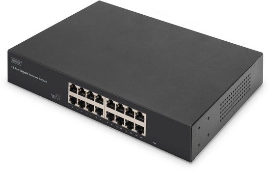 Digitus DN-80112-2 - Netwerkswitch - Unmanaged - 16 Poorten