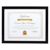 Kate & Milo Diploma Frame, Klassiek Certificaat Frame, Zwart-Wit