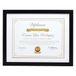 Kate & Milo Diploma Frame, Klassiek Certificaat Frame, Zwart-Wit