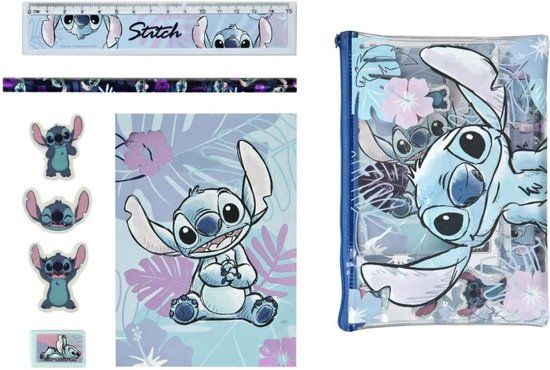 Lilo & Stitch Notitie en Schrijfset - Multi kleuren