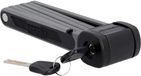 Fischer Vouwslot PROTEC FKS85 Soft-Touch, antivol de vélo, antivol pliant avec 2 clés, 85 cm, noir